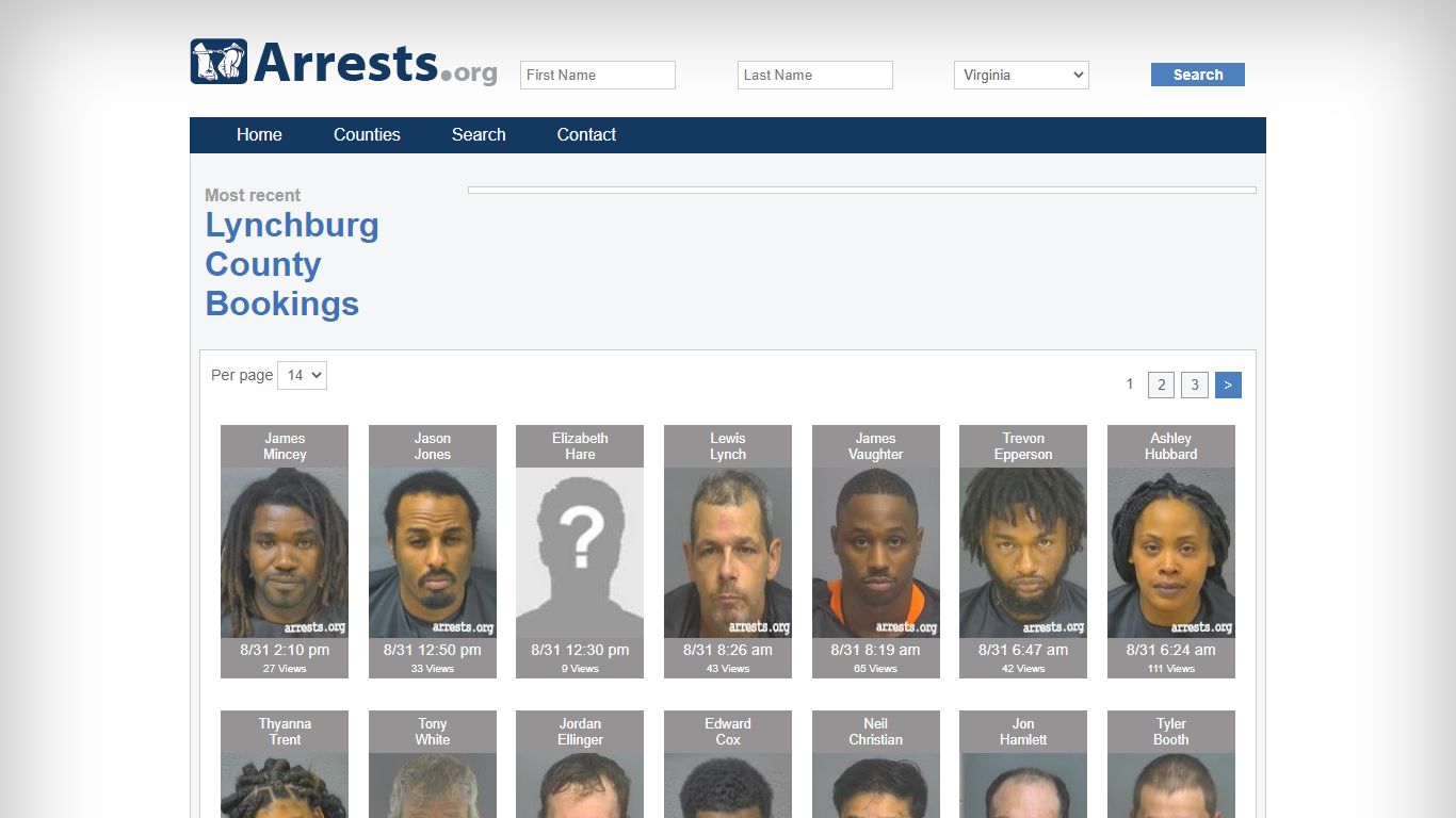 Lynchburg County Arrests and Inmate Search